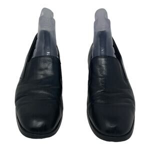 Munro black leather casual loafers size 8.5 N